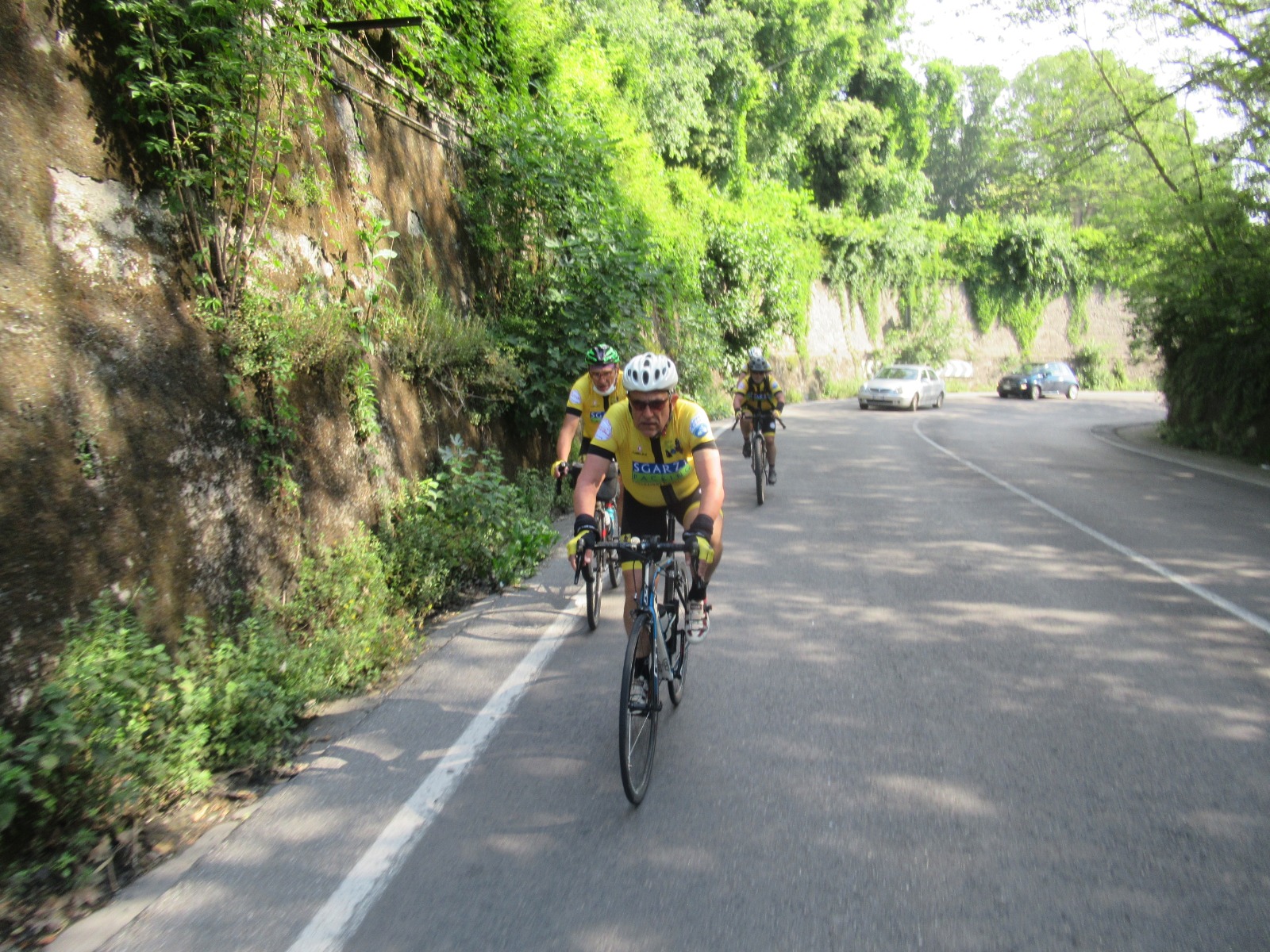 Mirco salita al Ghisallo